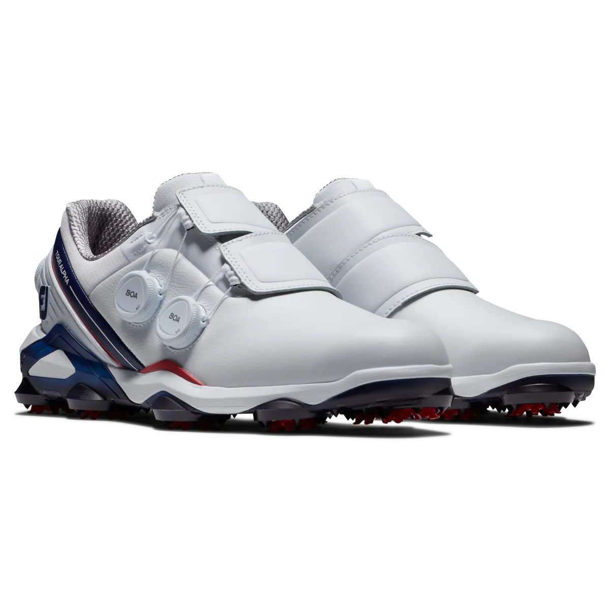 2024 FootJoy Men's Tour Alpha Triple BOA - White / Navy / Red