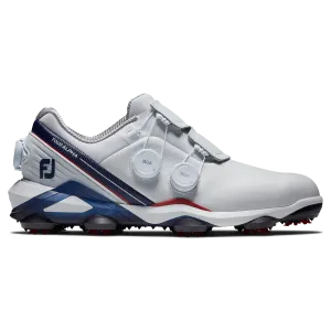 2024 FootJoy Men's Tour Alpha Triple BOA - White / Navy / Red