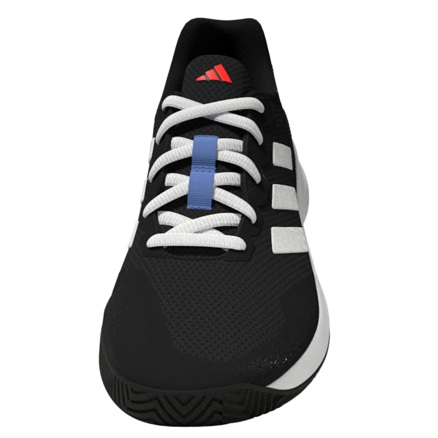 Adidas Performance Game Court 2.0 Men Tennis Shoes - Core Black/Ftw White/Solar Red