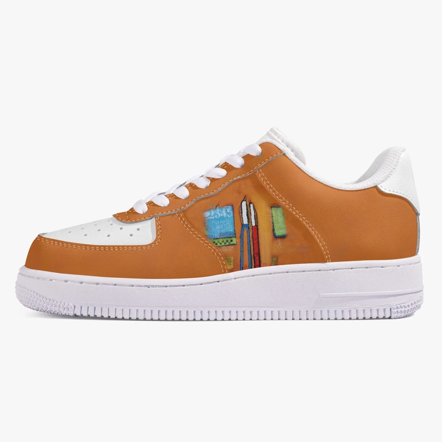 All is well New Low-Top Leather Sports Sneakers