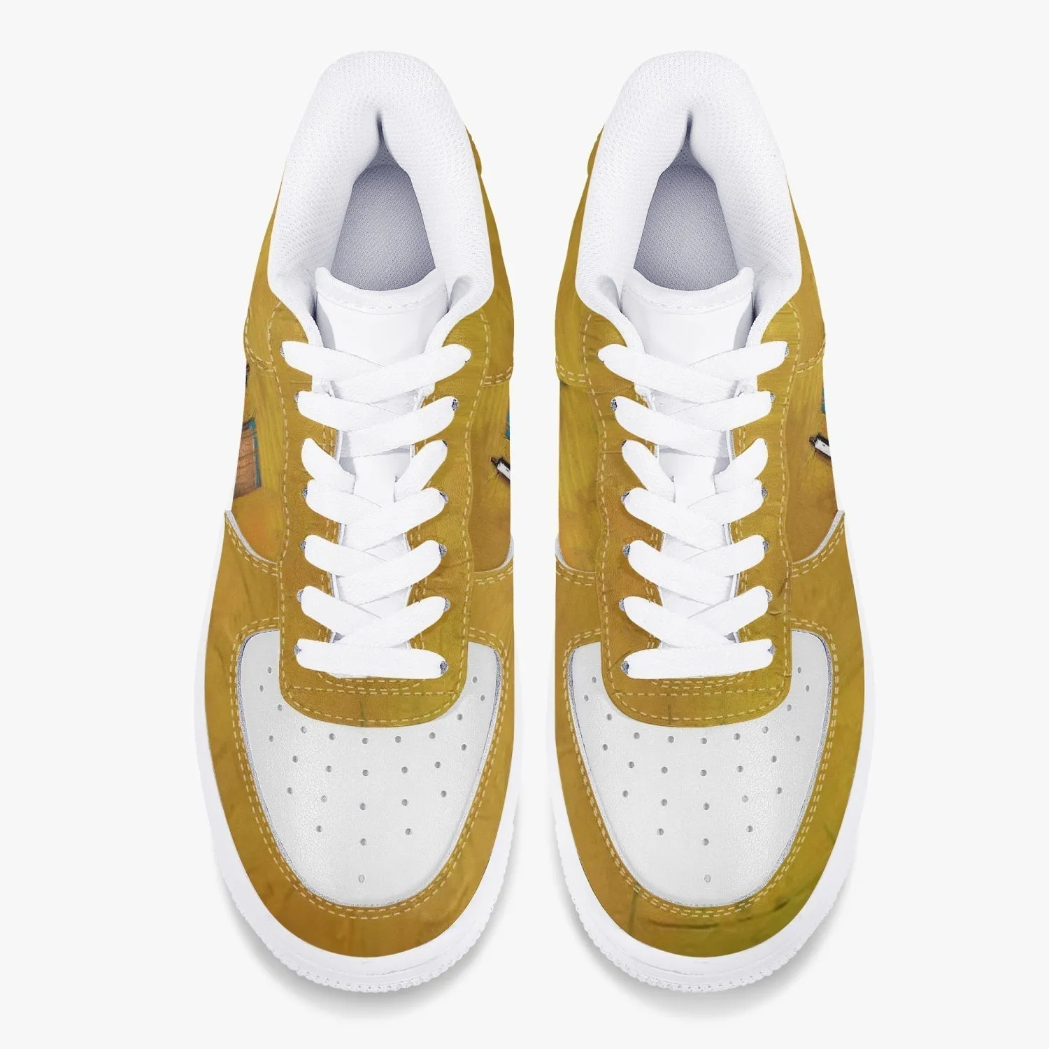 Alone series Low-Top Leather Sports Sneakers