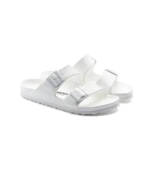 BIRKENSTOCK ARIZONA ESSENTIALS IN WHITE