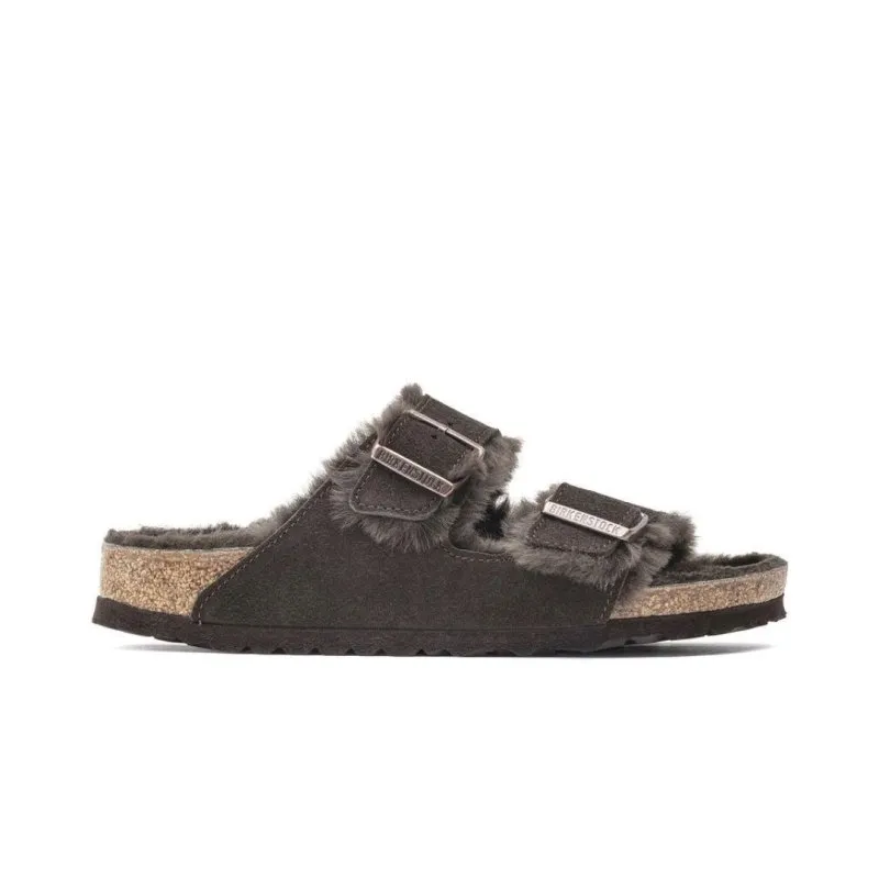 Birkenstock Arizona Shearling - Mocha Suede