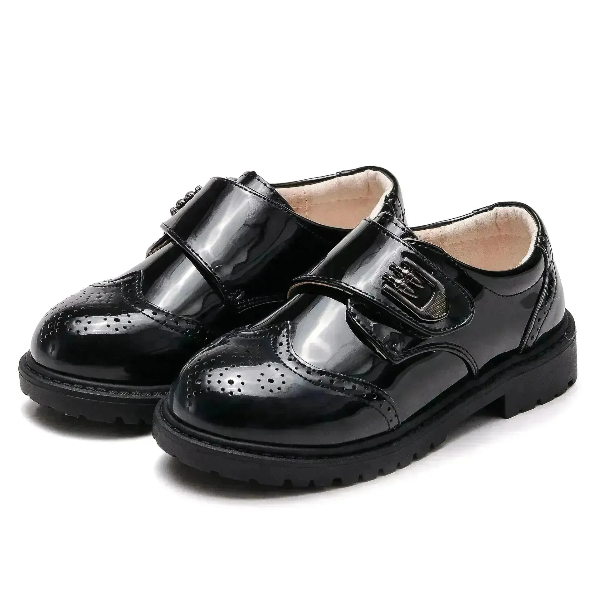 Boys' Leather Shoes, Children's Shoes, British Casual Single Shoes, Student Performance Shoes