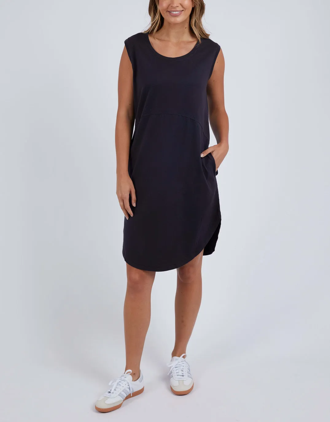 Bungalow Sleeveless Dress - Dark Sapphire