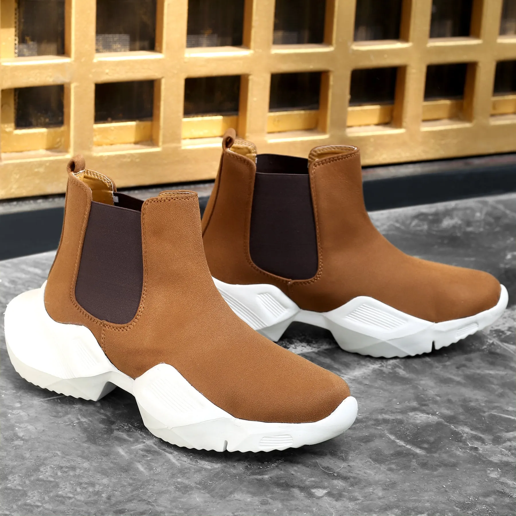 Bxxy's Premium Suede Chelsea Boots for Men