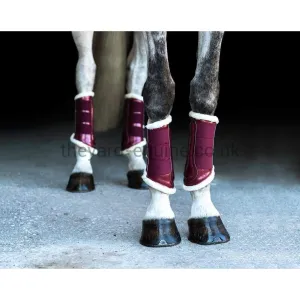 Equestrian Stockholm Brushing Boots - Bordeaux