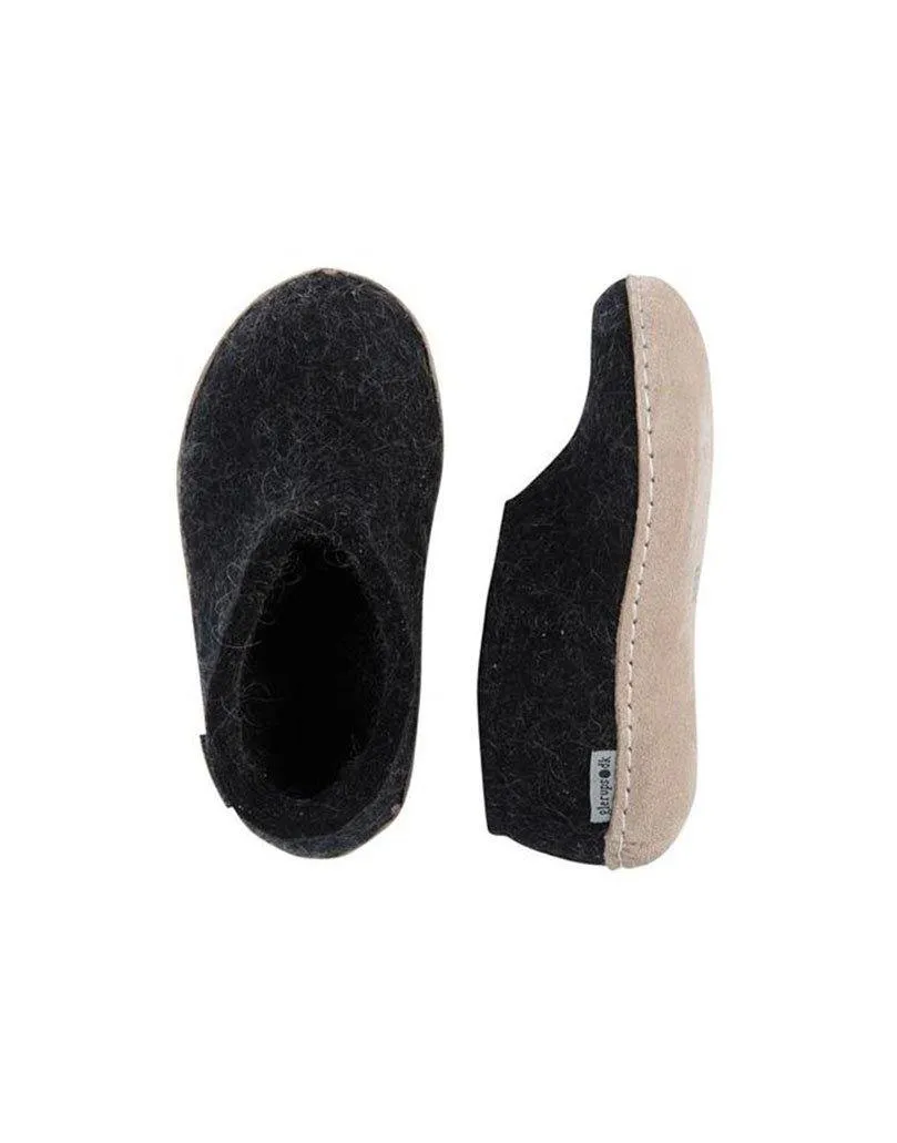 Glerups Slipper Shoes Junior | Leather Sole