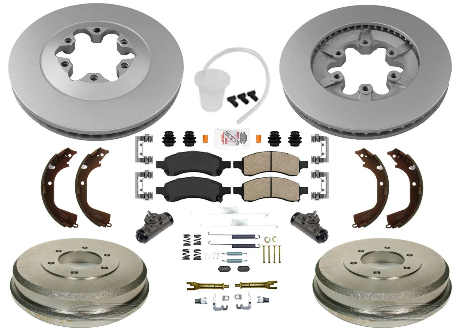 Improved Performance Disc Brake Rotors Pads Drums For GMC Canyon 2009-2012