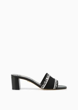 Maiden Mid Inifinite Heel Sandals Black