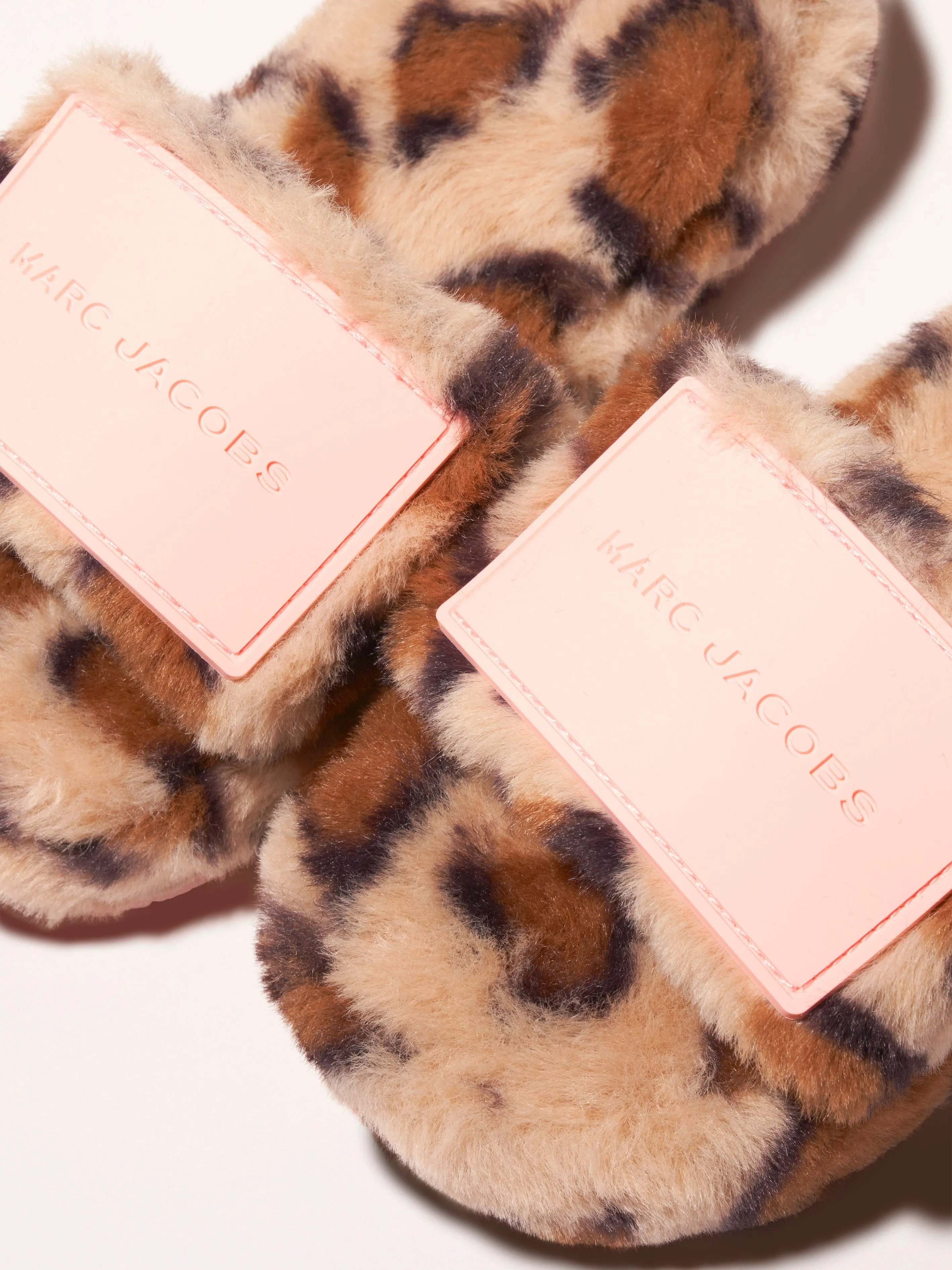 MARC JACOBS Girls Faux Fur Cheetah Sliders