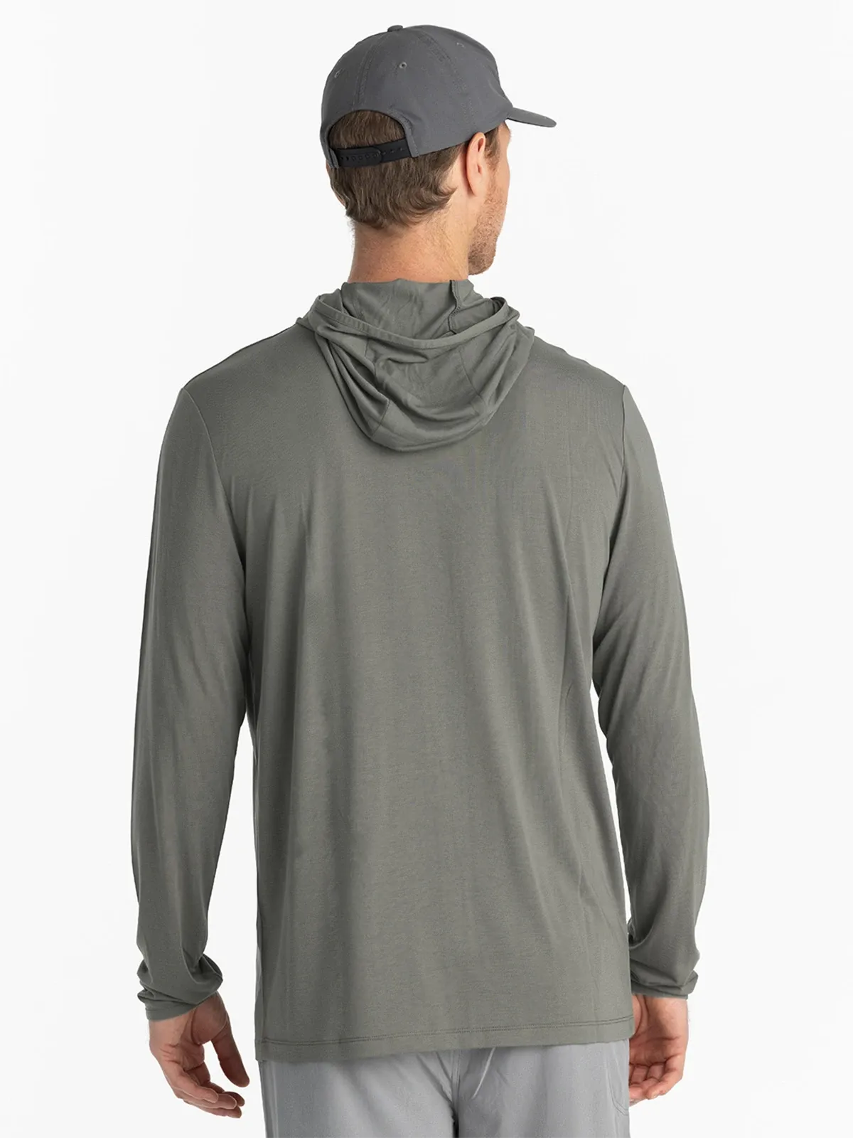 Men's Bamboo Lightweight Hoodie - Fatigue