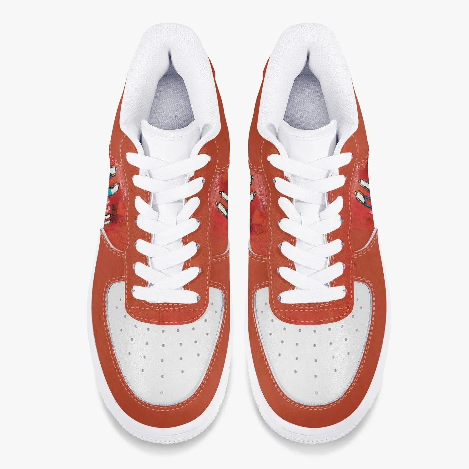 Out & About Low-Top Leather Sports Sneakers