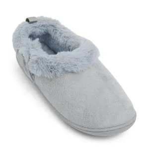 Paddy Slipper in Grey Fabric