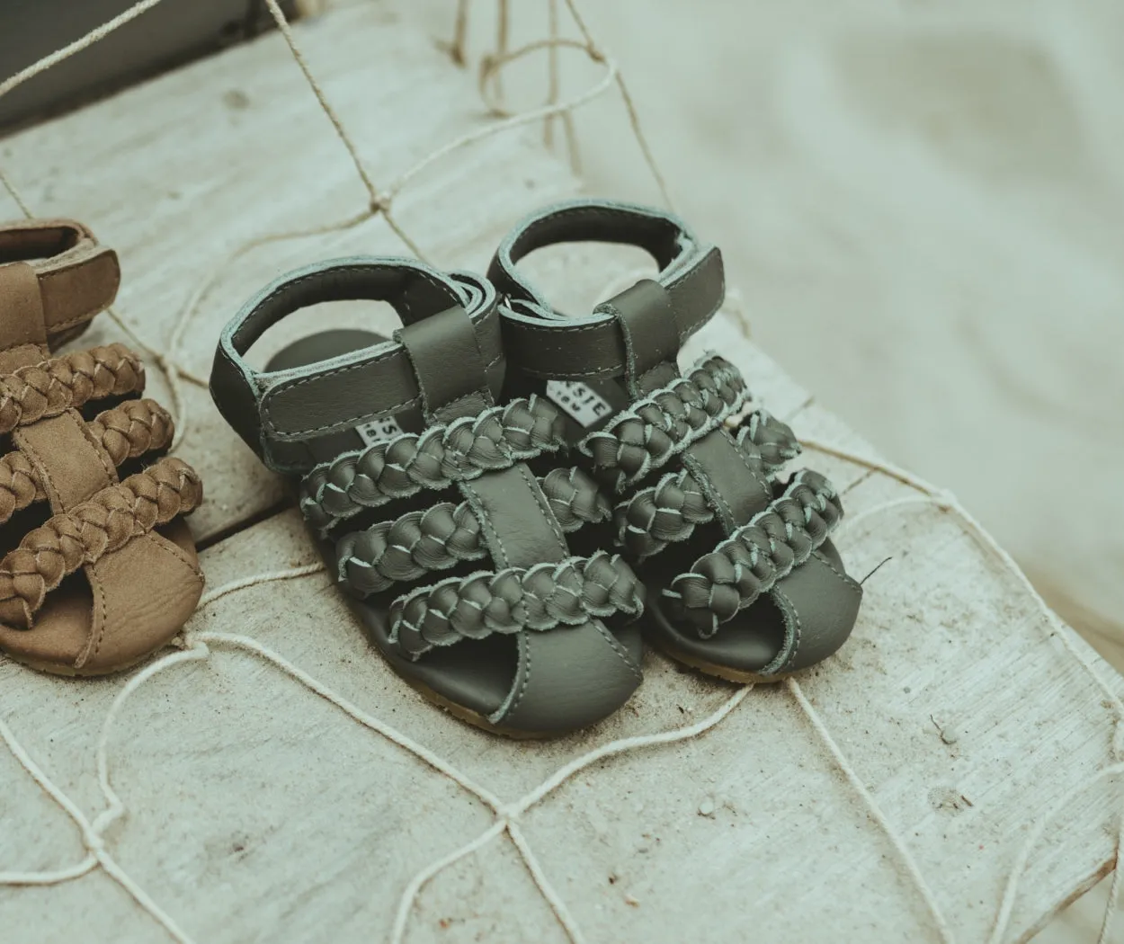 Pam Sandals | Petrol Nubuck