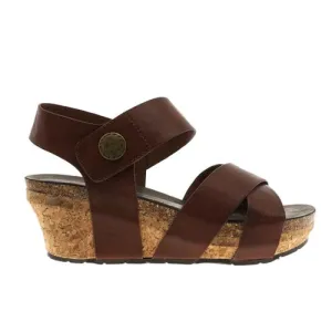 Pierre Dumas Women's Chantal-4 Wedge Sandal Whiskey 22374-135