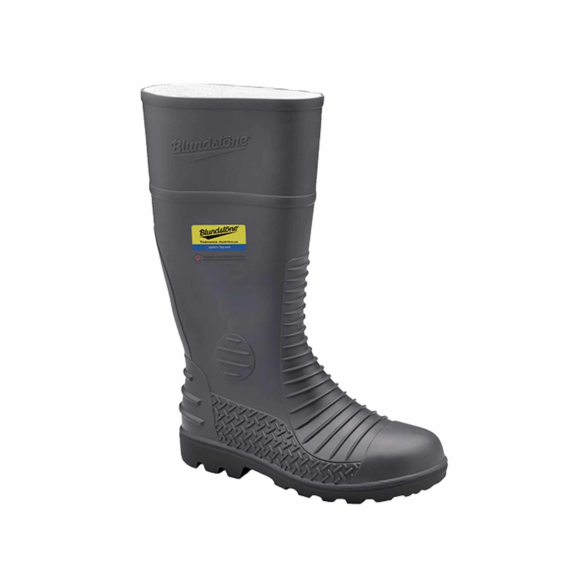 PVC NITRILE STEEL TOE WATERPROOF BOOTS - GREY - 025