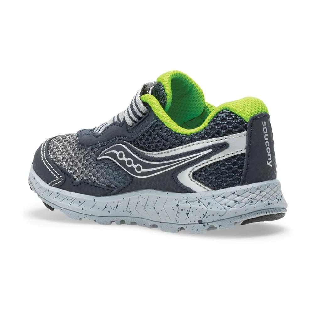 Saucony Navy/Green Ride 10 Baby/Toddler Sneaker