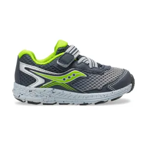 Saucony Navy/Green Ride 10 Baby/Toddler Sneaker