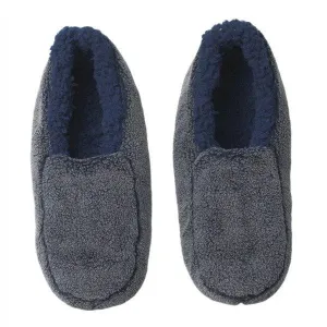 Sherpa Blue Men's House Slippers