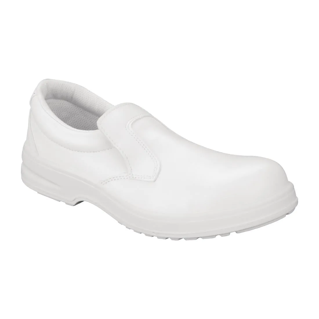 Slipbuster Lite Unisex Safety Slip On White Size 42