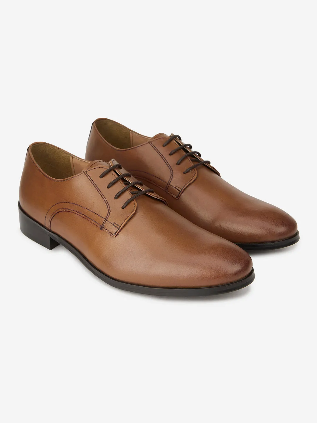 Tan Leather Formal Derbys