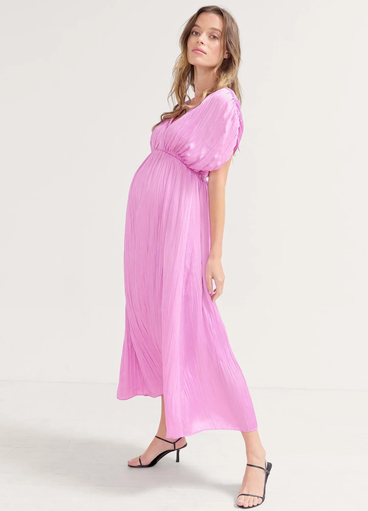 The Winslet Pleated Maxi Dress