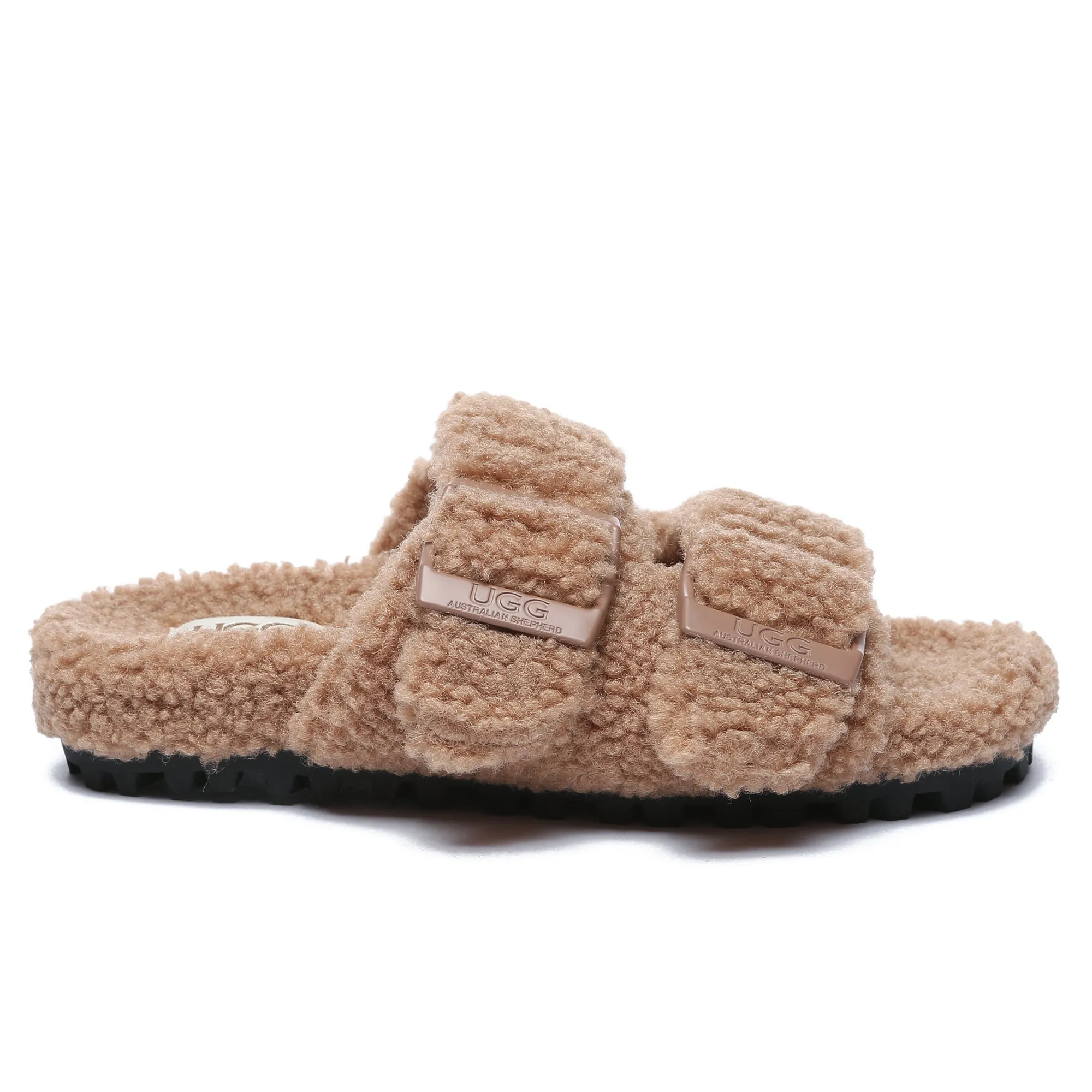 UGG Slippers Women Adjustable Buckle Sandal Slides Ella