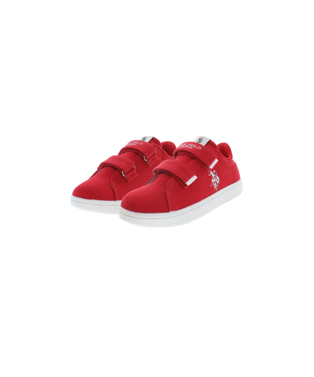 US POLO KIDS CANVAS FOOTWEAR WITH VELCRO