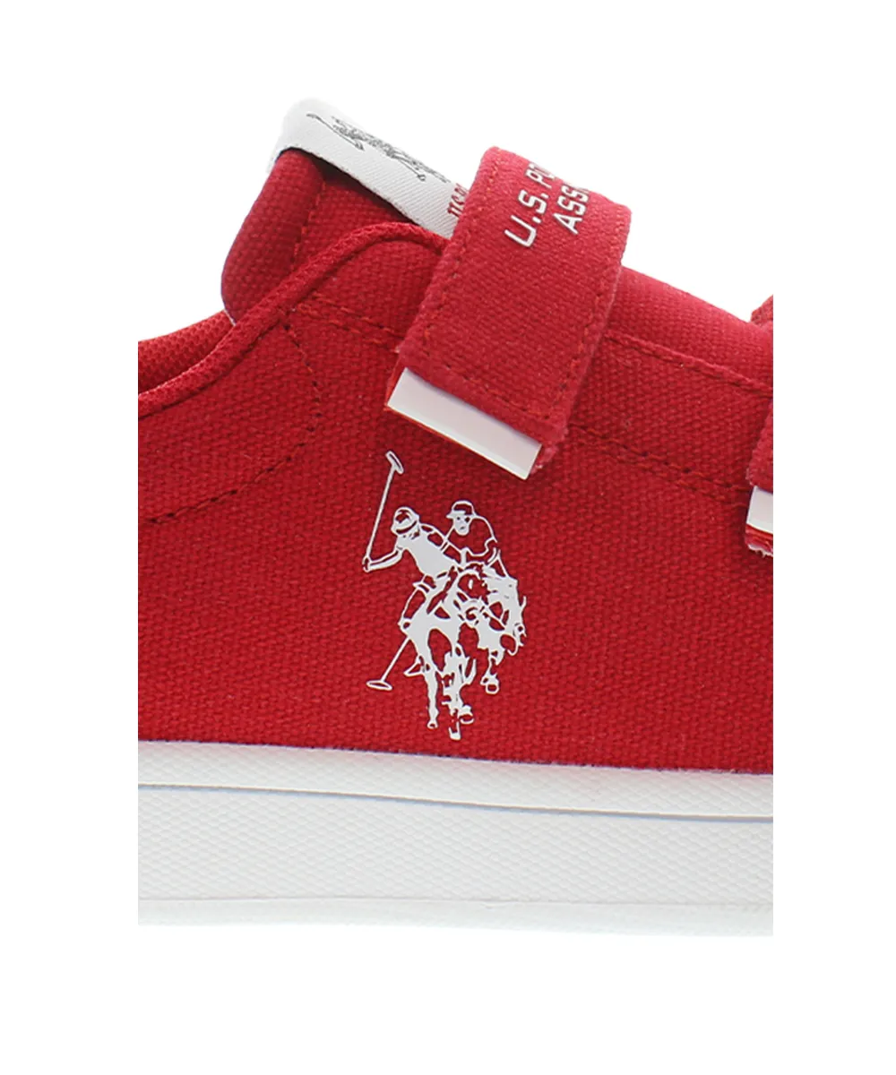 US POLO KIDS CANVAS FOOTWEAR WITH VELCRO