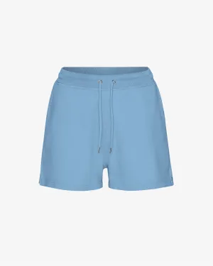 Women Organic Sweatshorts - Seaside Blue